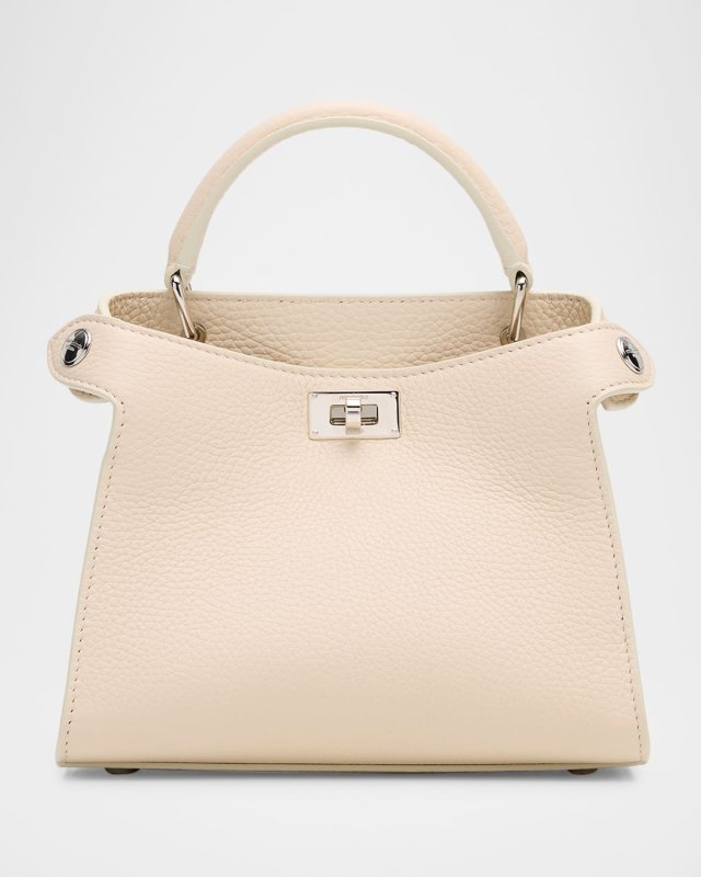 Lutece Nano Grained Leather Top-Handle Bag